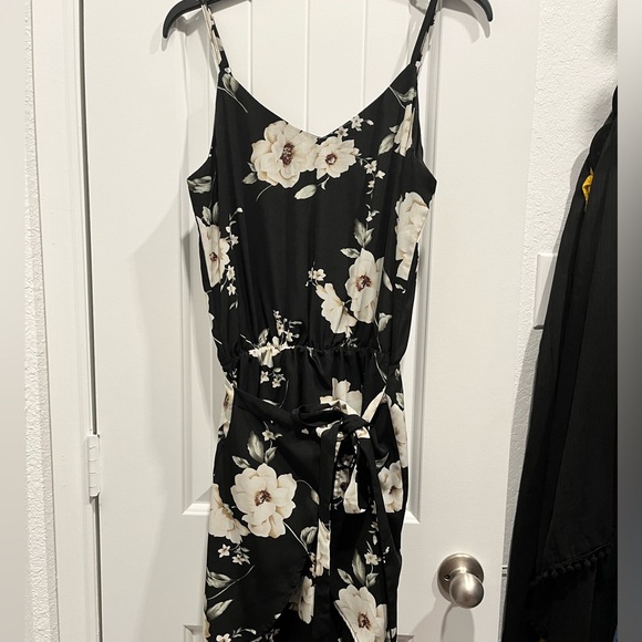 GRACE KARIN Women Floral Print Dress Spaghetti Strap V Neck Mini Dress Size S - Picture 5 of 10